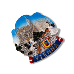 🇦🇹 Austria Vienna City Landmarks 3D Magnet