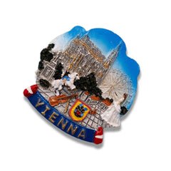 🇦🇹 Austria Vienna City Landmarks 3D Magnet