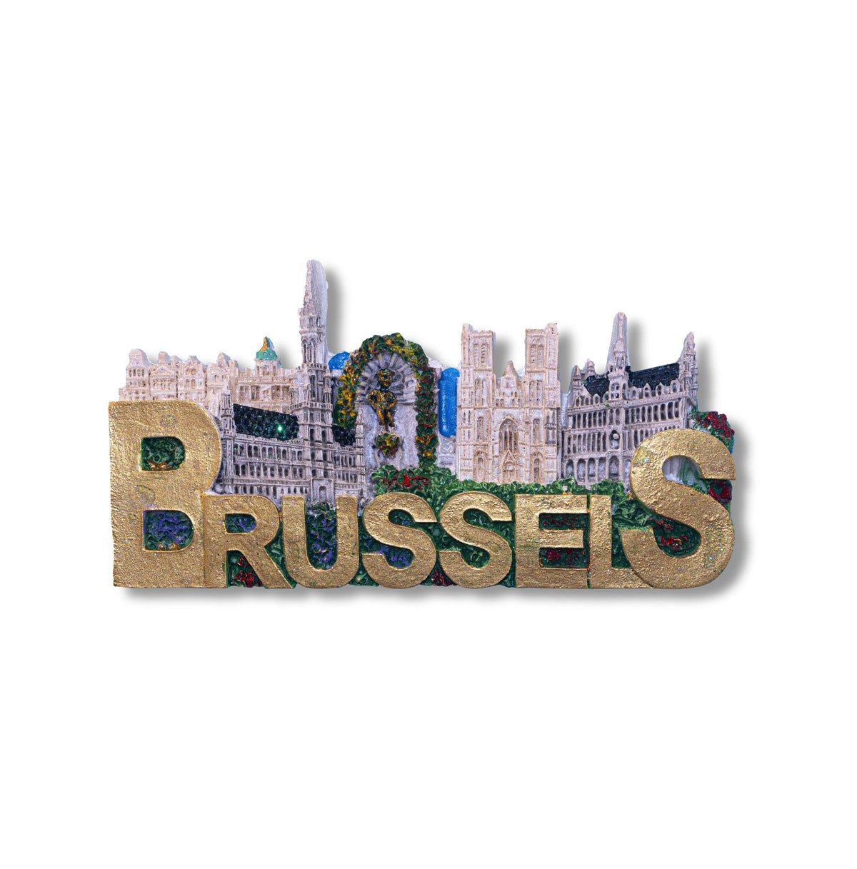 🇧🇪 Belgium Brussels Landmarks 3D Magnet