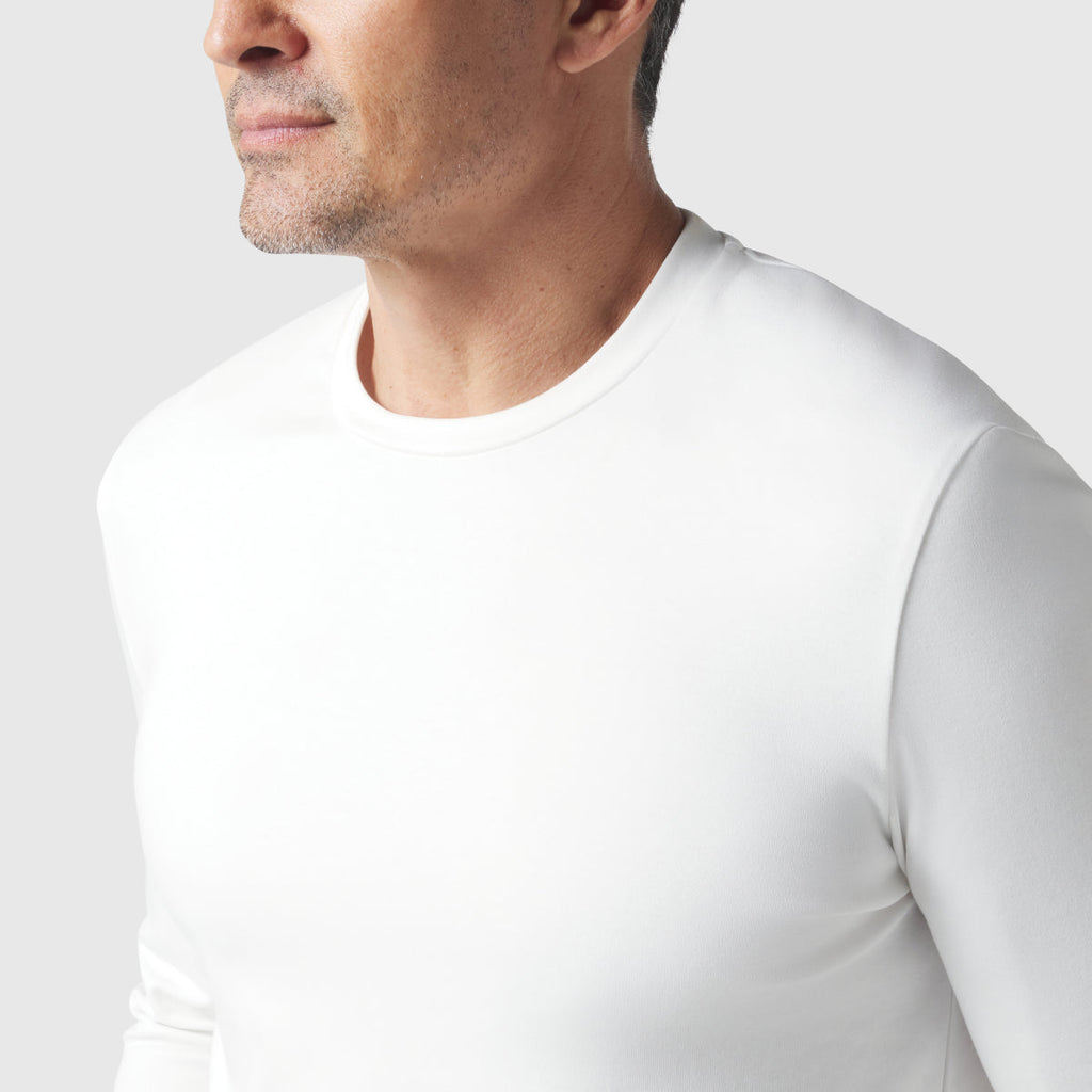 Precision Long Sleeve Tee -- True White
