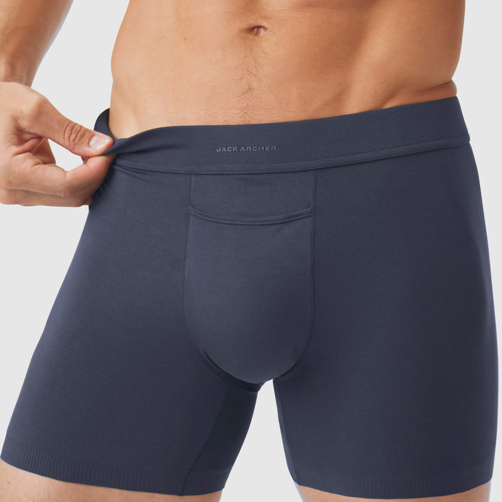 Jetsetter Boxer Brief 5" -- Deep Blue