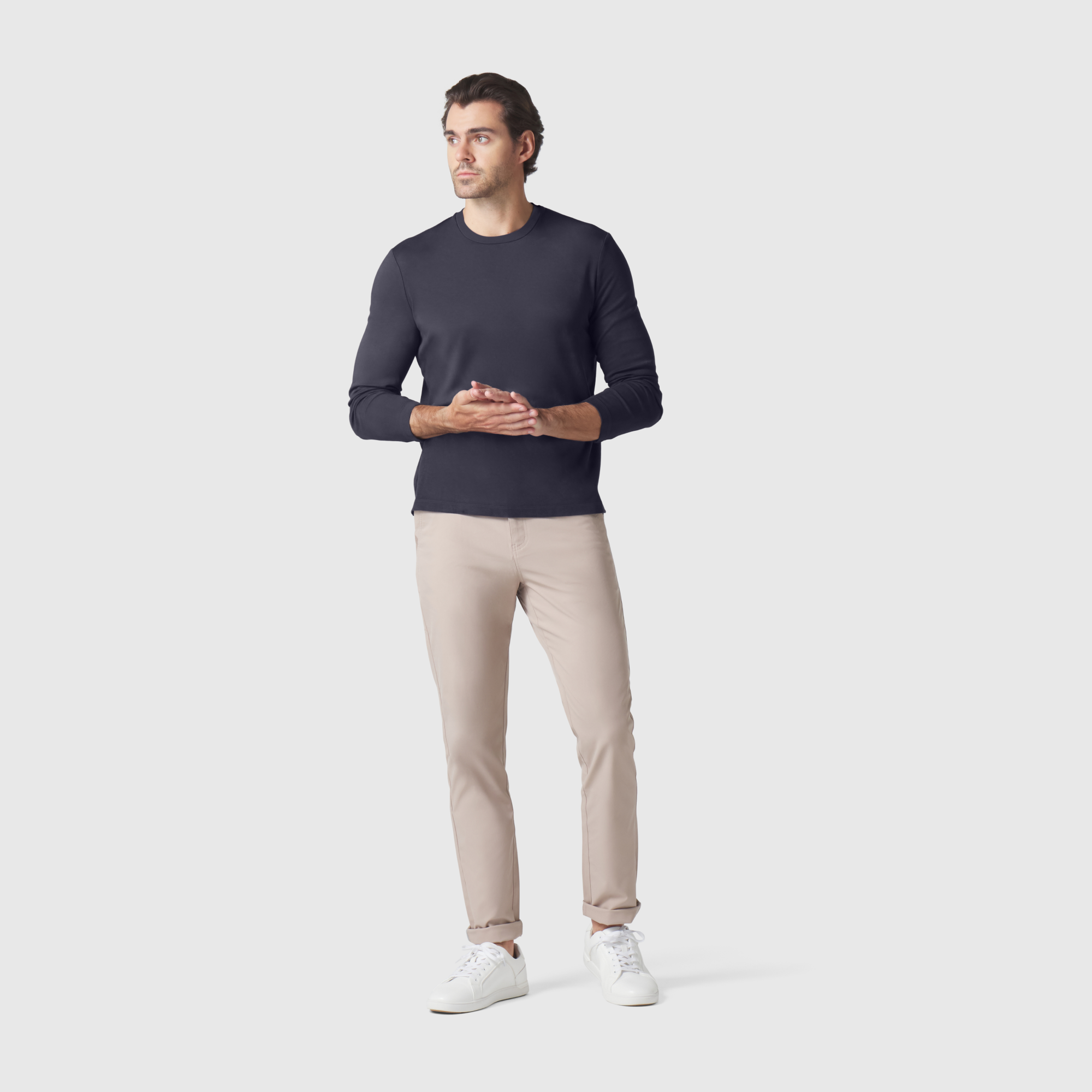 Precision Long Sleeve Tee -- Deep Blue