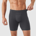 Jetsetter Boxer Brief 8" -- Charcoal Gray