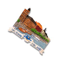 🇫🇮 Finland Helsinki  Cityscape 3D Magnet