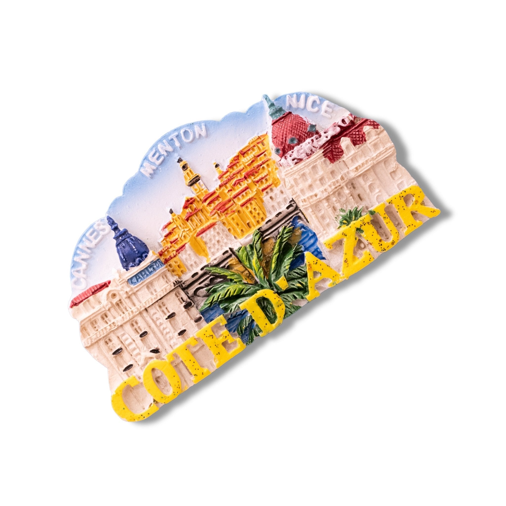 🇫🇷 France Côte d’Azur 3D Magnet with Nice Cannes Menton