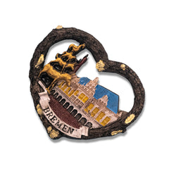 🇩🇪 Germany Bremen Town Hall & Musicians 3D Magnet