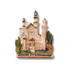 🇩🇪 Germany Neuschwanstein Castle 3D Magnet