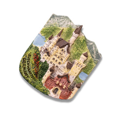 🇩🇪 Germany Neuschwanstein Castle   (Red Gate) 3D Magnet