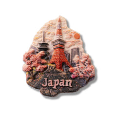 🇯🇵 Japan Tokyo Tower 3D Magnet