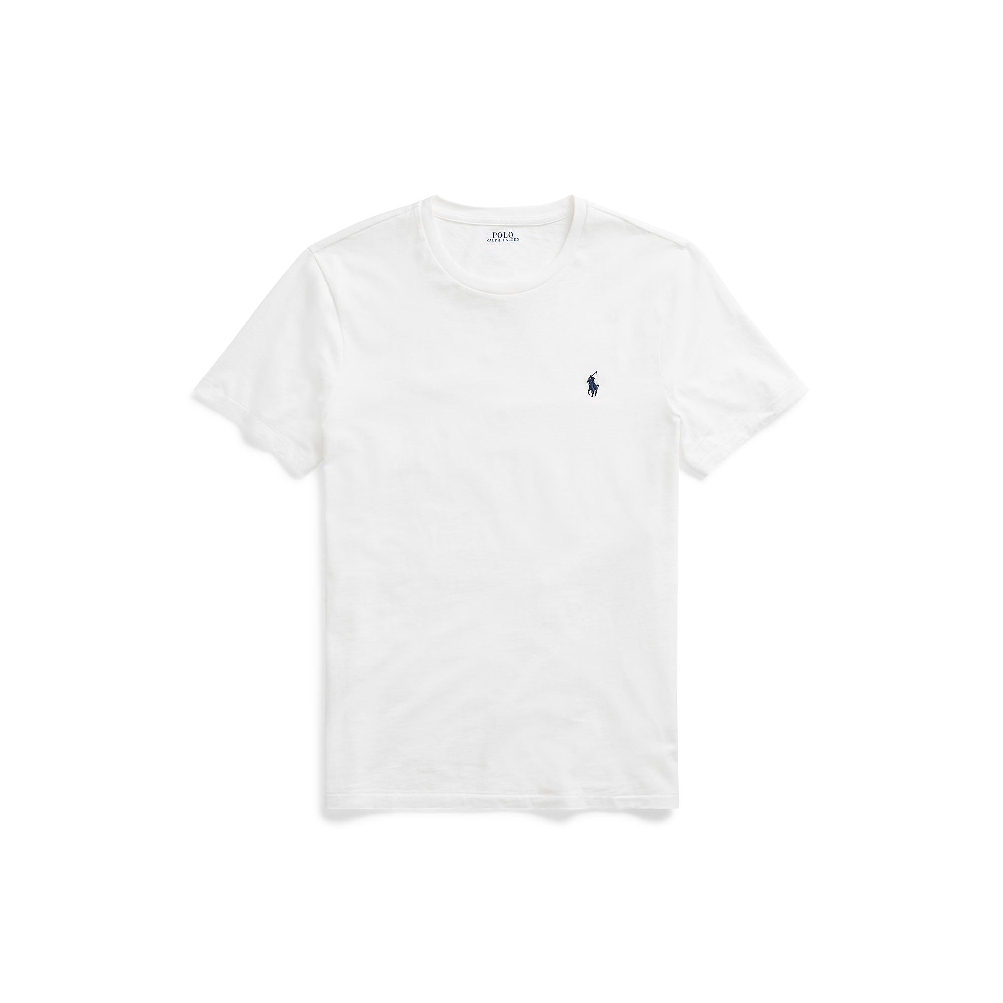 Polo Ralph Lauren - Custom Fit Jersey Crewneck T-Shirt - White