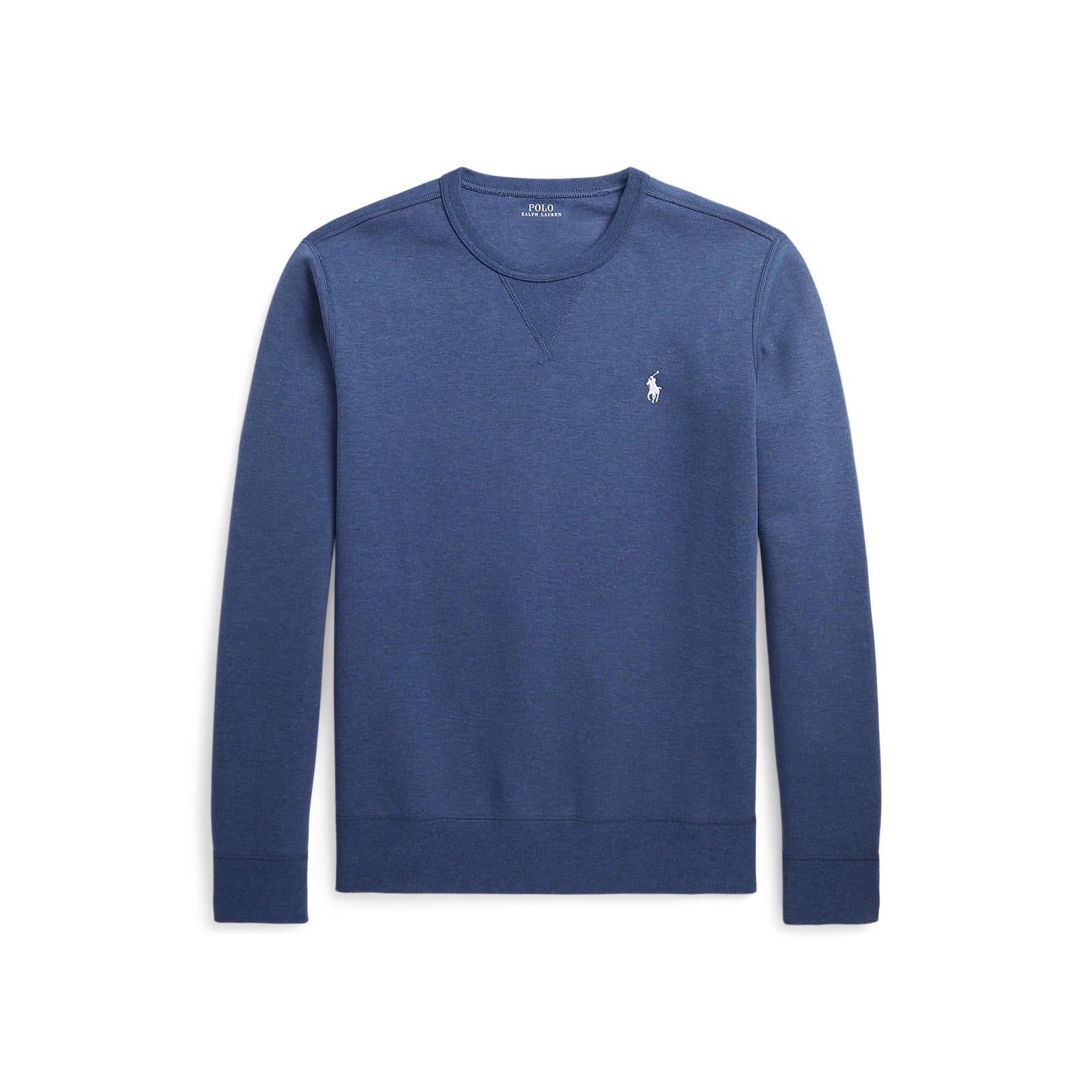 Polo Ralph Lauren - Double-Knit Crew Neck Sweatshirt - Blue Heather