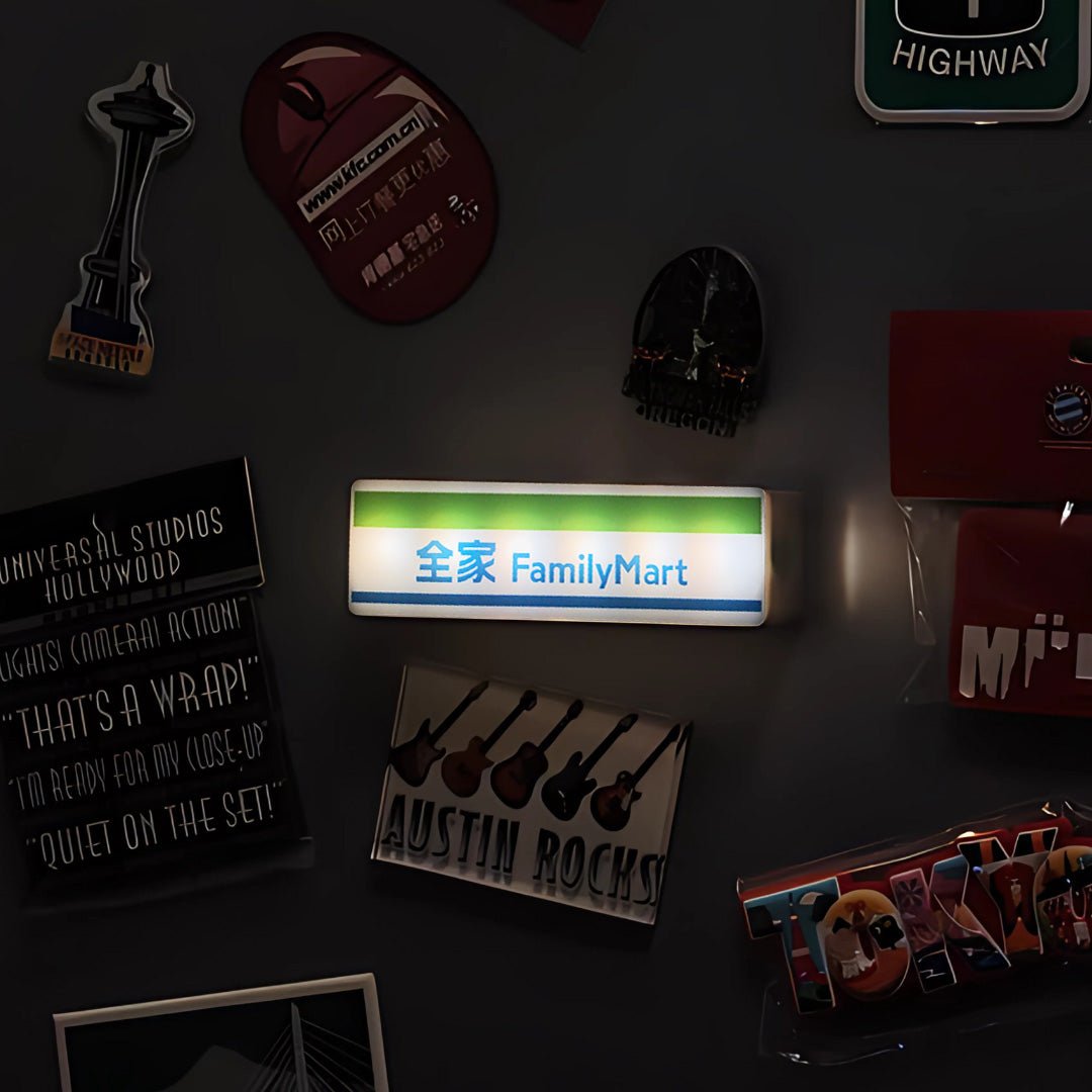 Mini Convenience Store fridge magnet stickers