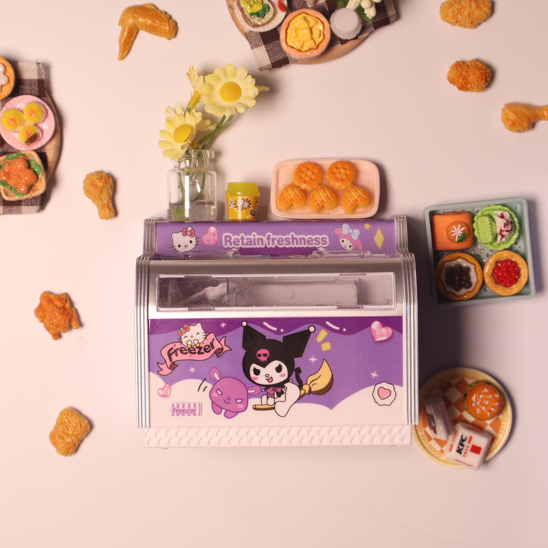 🧊 Mini Konbini Shelf & Freezer Magnet