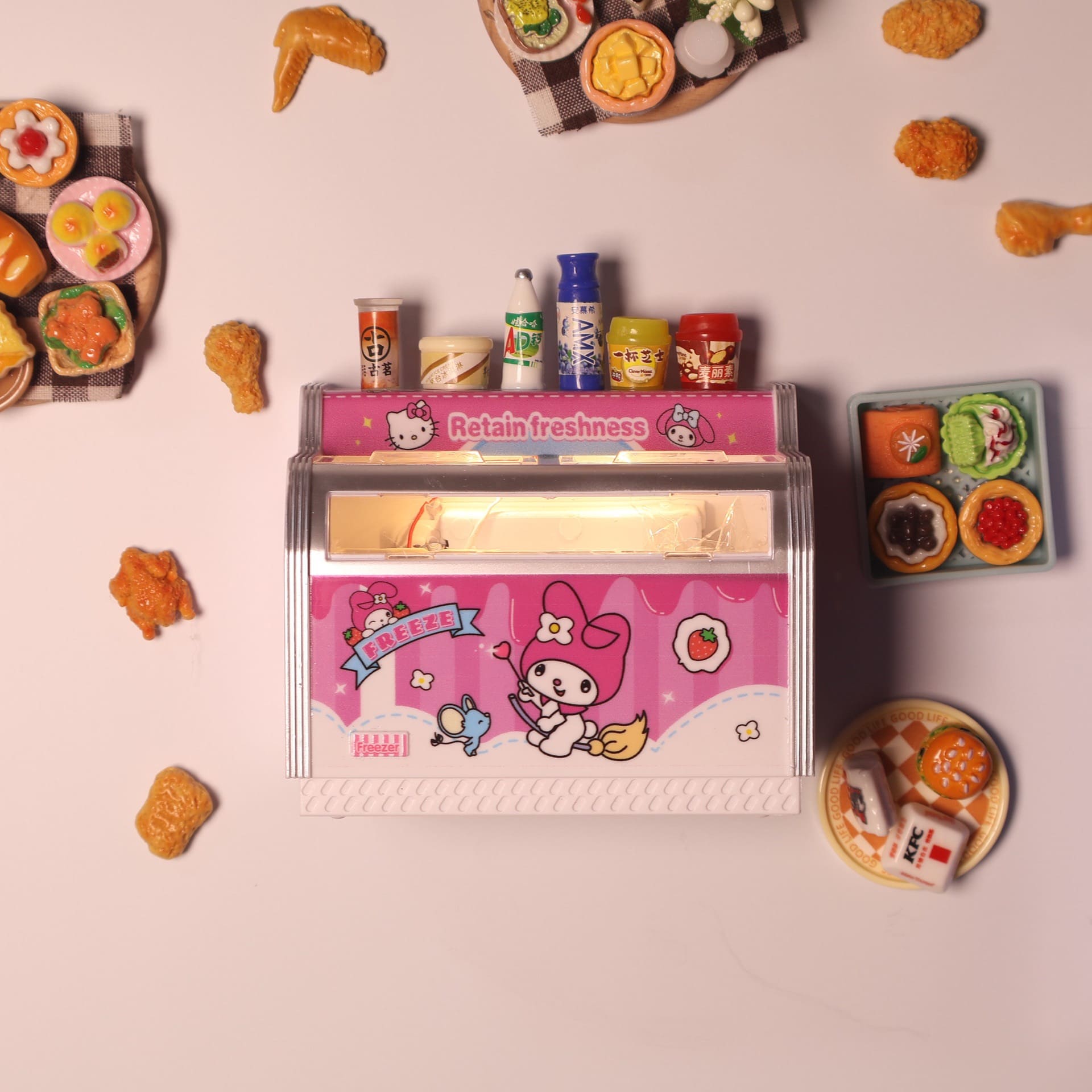 🧊 Mini Konbini Shelf & Freezer Magnet