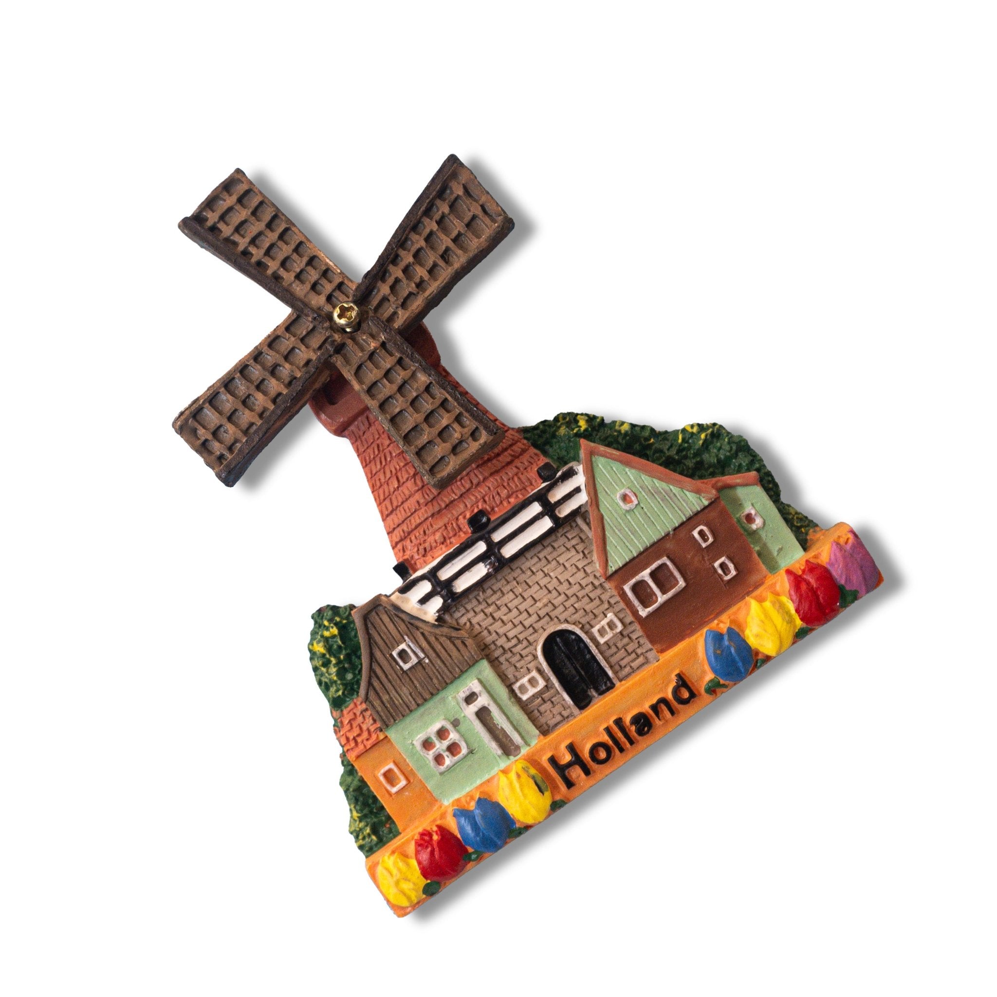 🇳🇱 Netherlands Holland Windmill House 3D Magnet