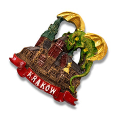 🇵🇱 Poland Krakow  Wawel Castle 3D Magnet
