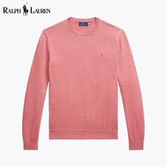 Ralph Lauren Baumwoll-kaschmir-sweater With Randhalsfromschnitt