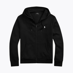 Ralph Lauren Doppelstrick-kapuzensweater With Durchgehendem Zipper