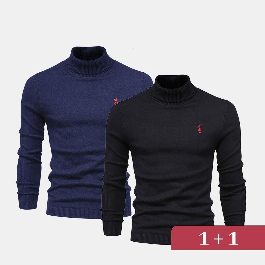 Double Elegance Roll Neck Sweater – Buy 1, Get 1 Free