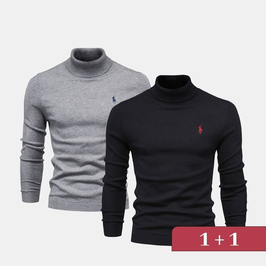 Double Elegance Roll Neck Sweater – Buy 1, Get 1 Free