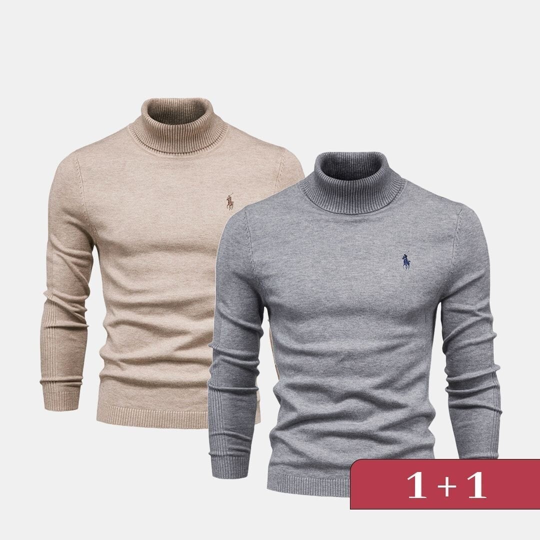 Double Elegance Roll Neck Sweater – Buy 1, Get 1 Free