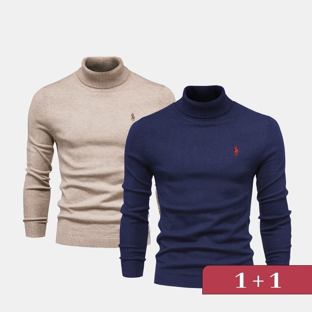 Double Elegance Roll Neck Sweater – Buy 1, Get 1 Free