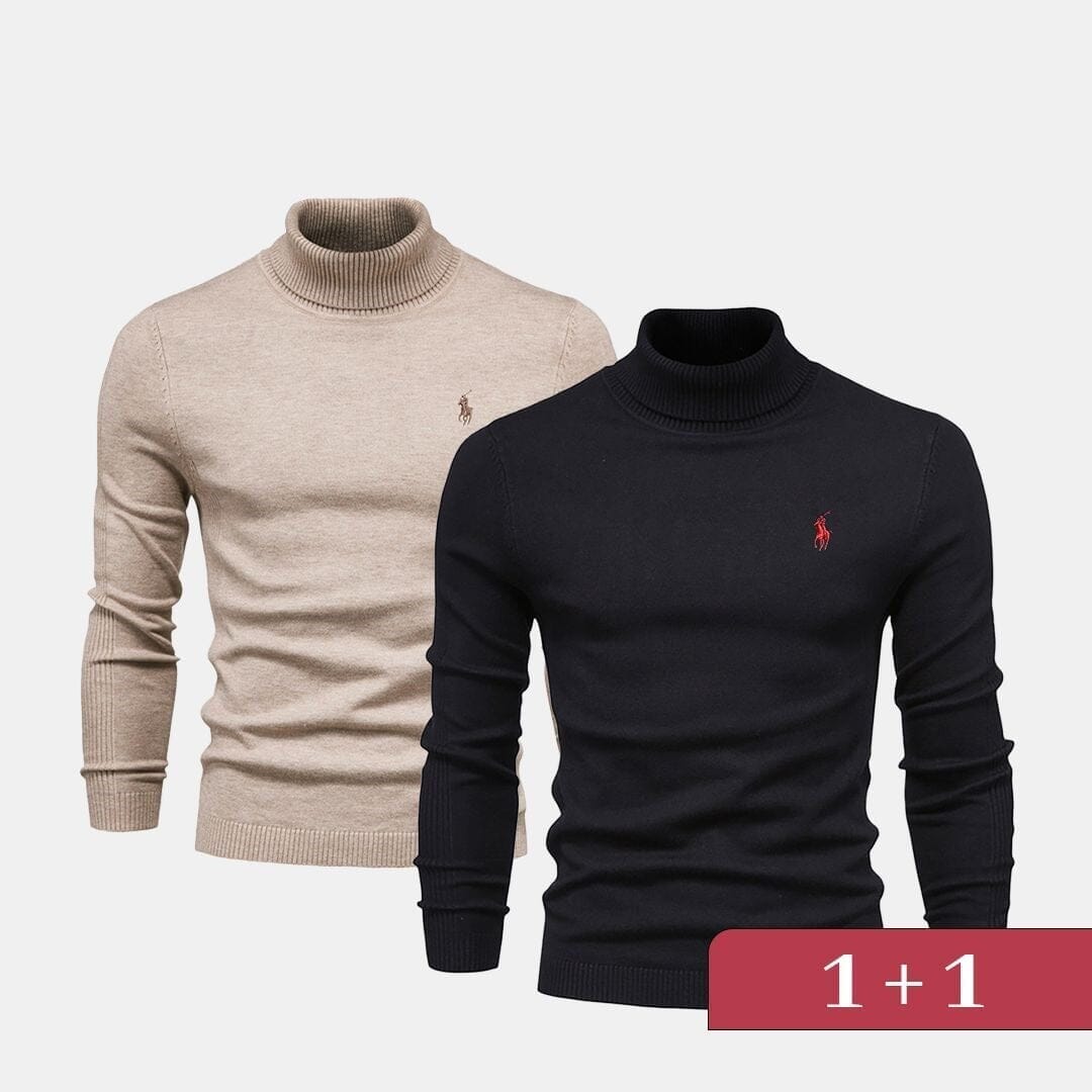 Double Elegance Roll Neck Sweater – Buy 1, Get 1 Free