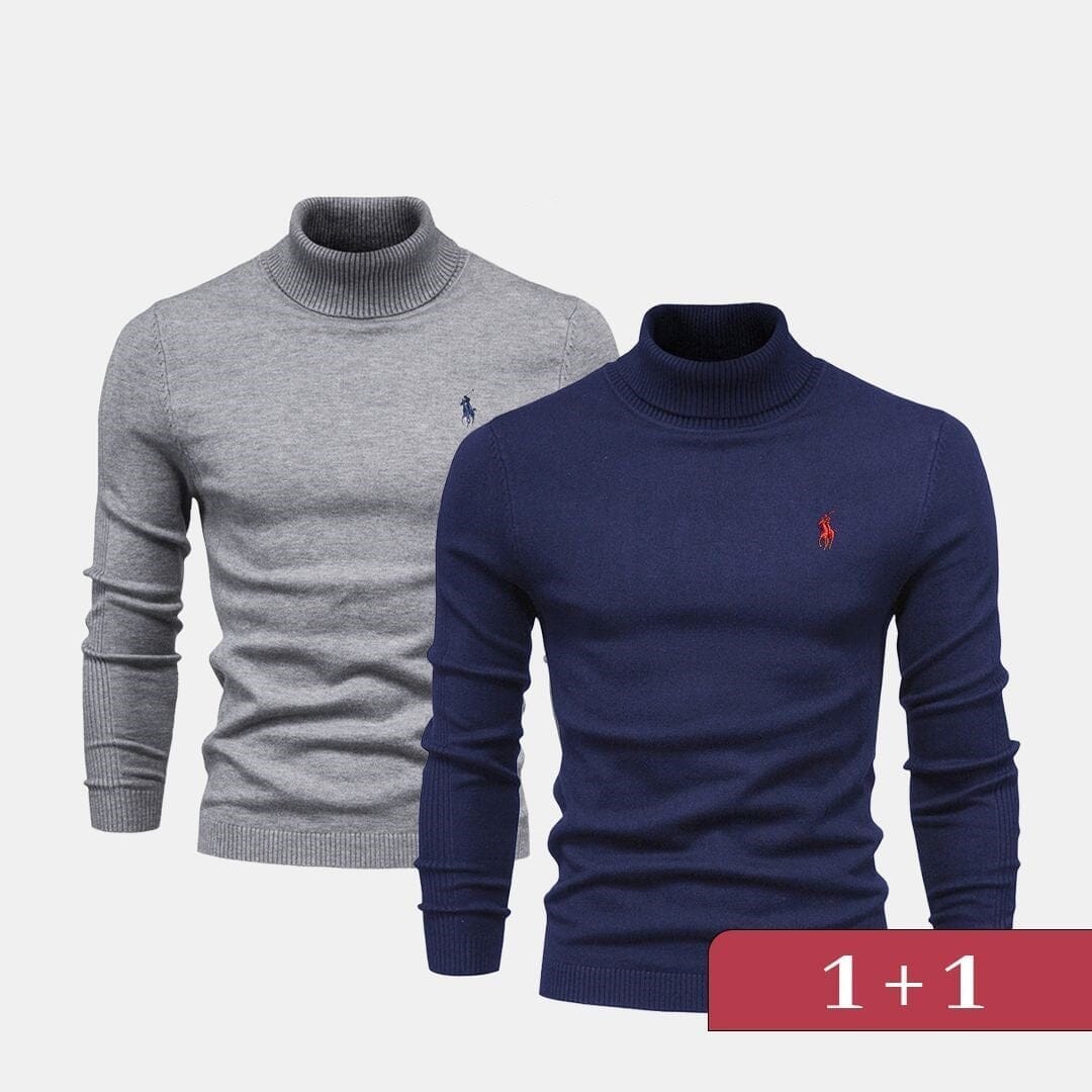 Double Elegance Roll Neck Sweater – Buy 1, Get 1 Free