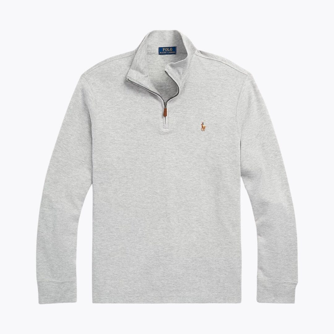 Ralph Lauren Estate-rib Quarter-zip Sweater