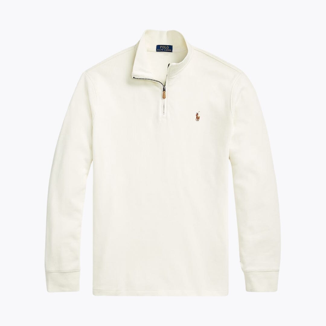 Ralph Lauren Estate-rib Quarter-zip Sweater