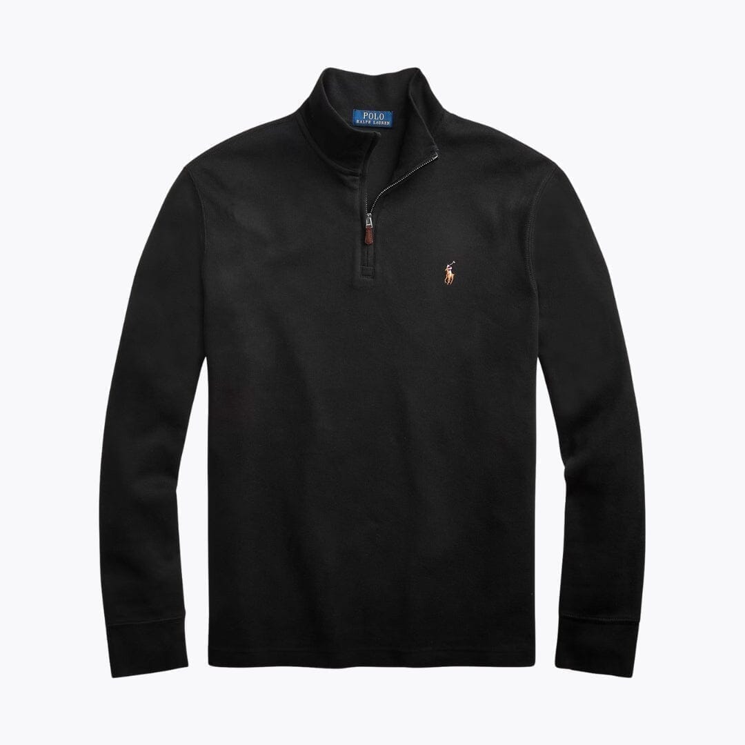 Ralph Lauren Estate-rib Quarter-zip Sweater