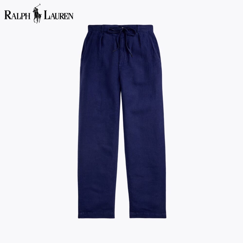 Ralph Lauren Lateef Leinenhose With Falten And Entspannter Passform