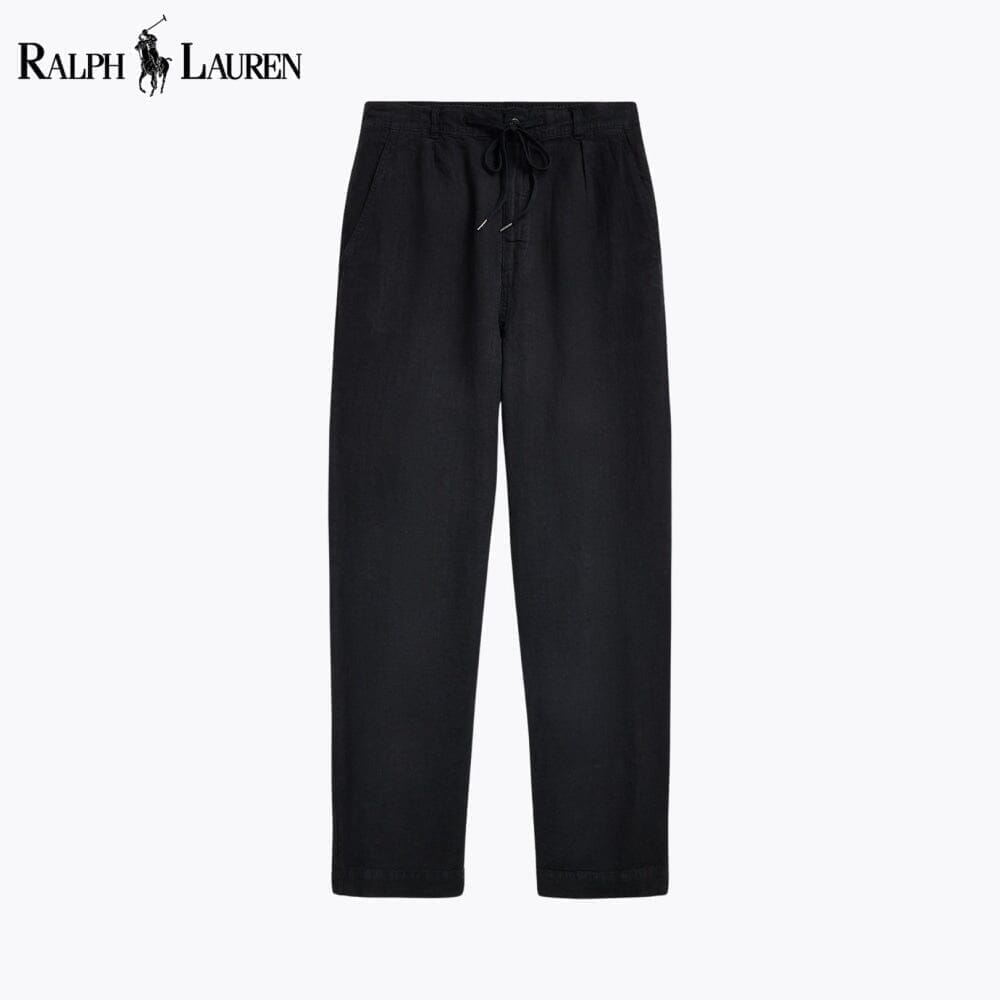 Ralph Lauren Lateef Leinenhose With Falten And Entspannter Passform