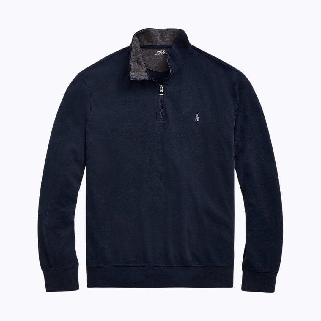 Ralph Lauren Luxus-jersey-sweater With Quarter Zip