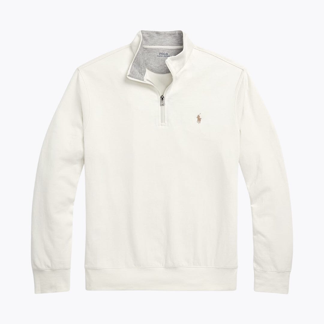 Ralph Lauren Luxus-jersey-sweater With Quarter Zip