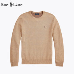Ralph Lauren Mesh-Strick-Cotton sweater with rAndhalsfromschnitt