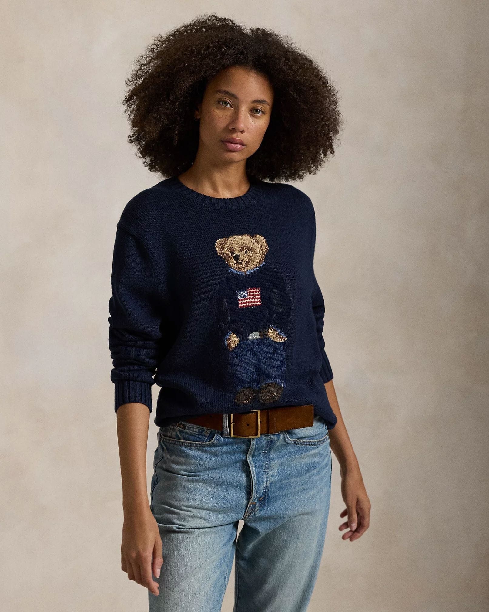 Ralph Lauren Polo Bear Baumwoll-leinen-sweater