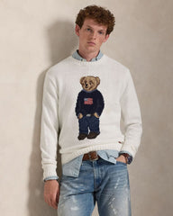 Ralph Lauren Polo Bear Baumwoll-leinen-sweater