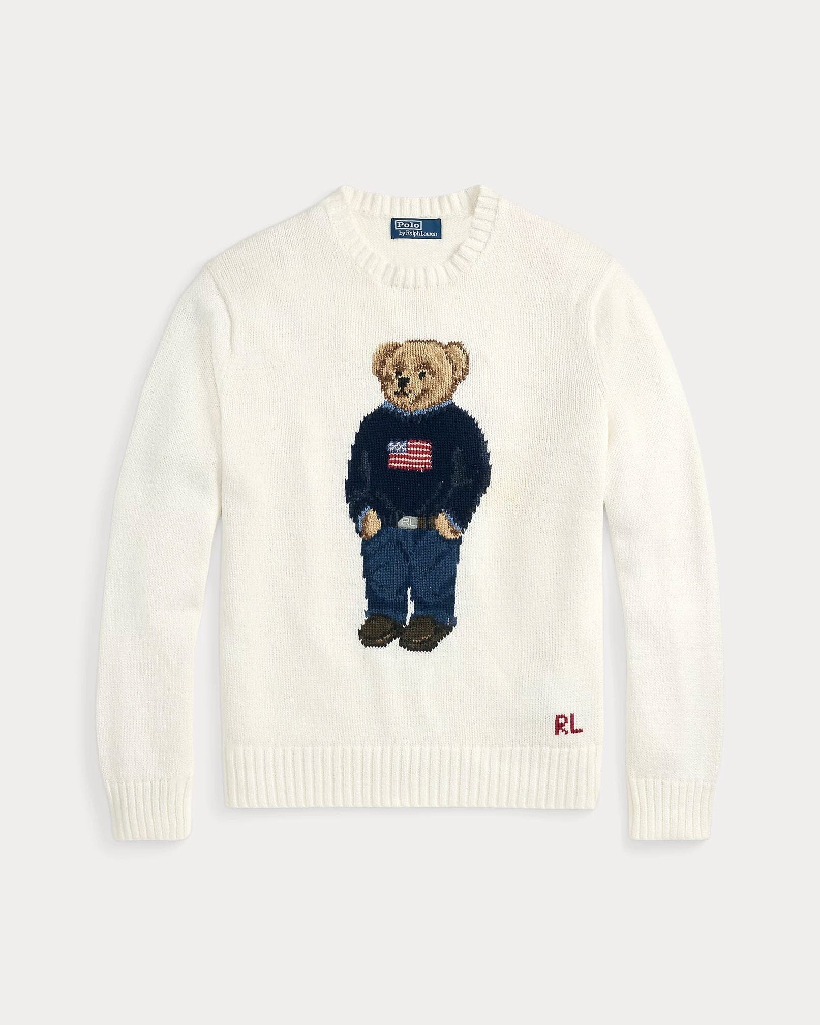 Ralph Lauren Polo Bear Baumwoll-leinen-sweater