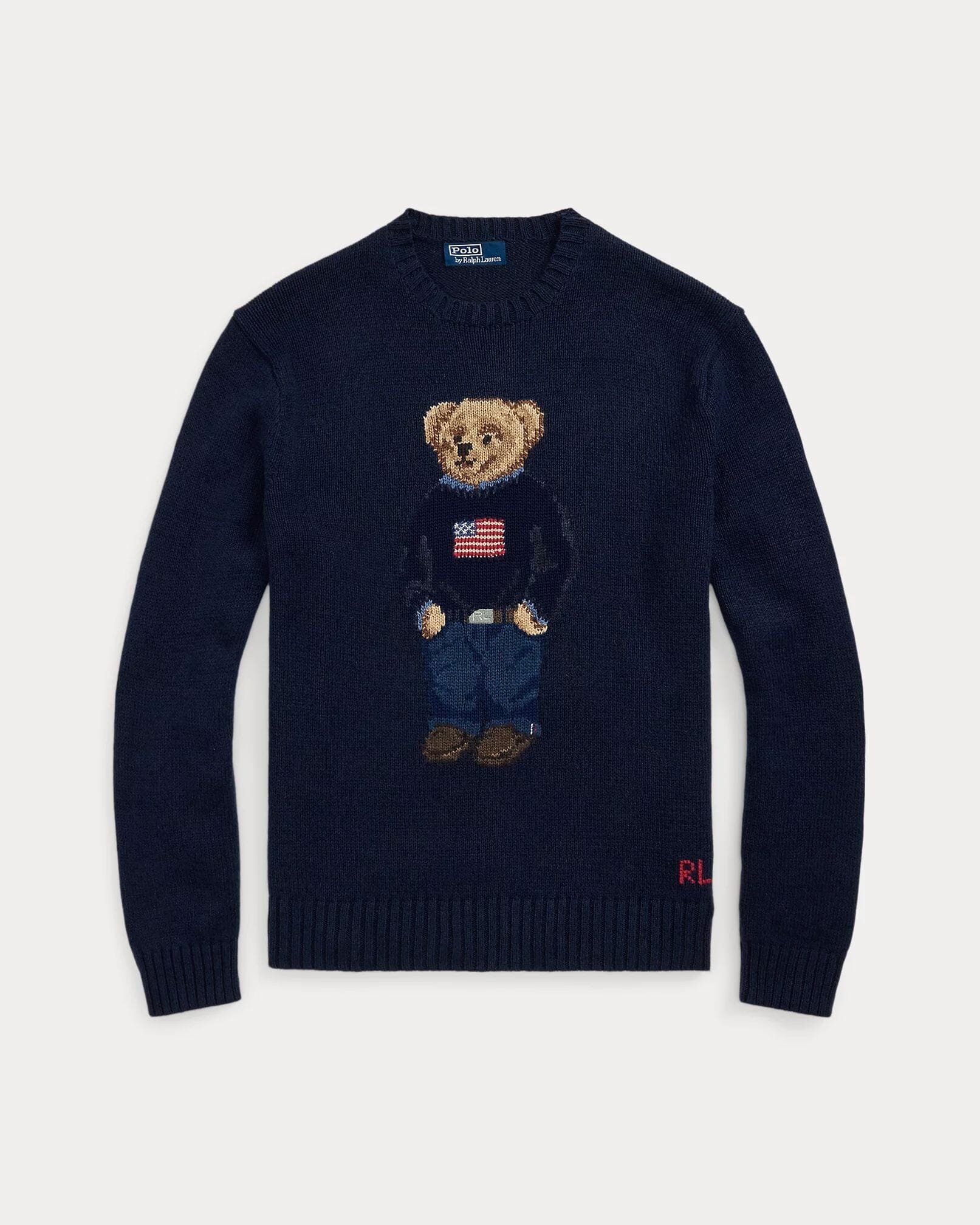 Ralph Lauren Polo Bear Baumwoll-leinen-sweater