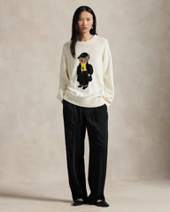 Ralph Lauren Polo Bear Cotton sweater with rAndhalsfromschnitt
