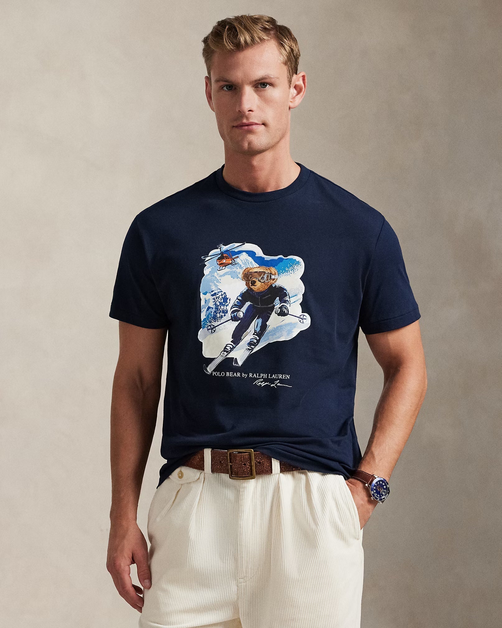 Ralph Lauren Polo Bear Jersey T-shirt In Classicr Passform