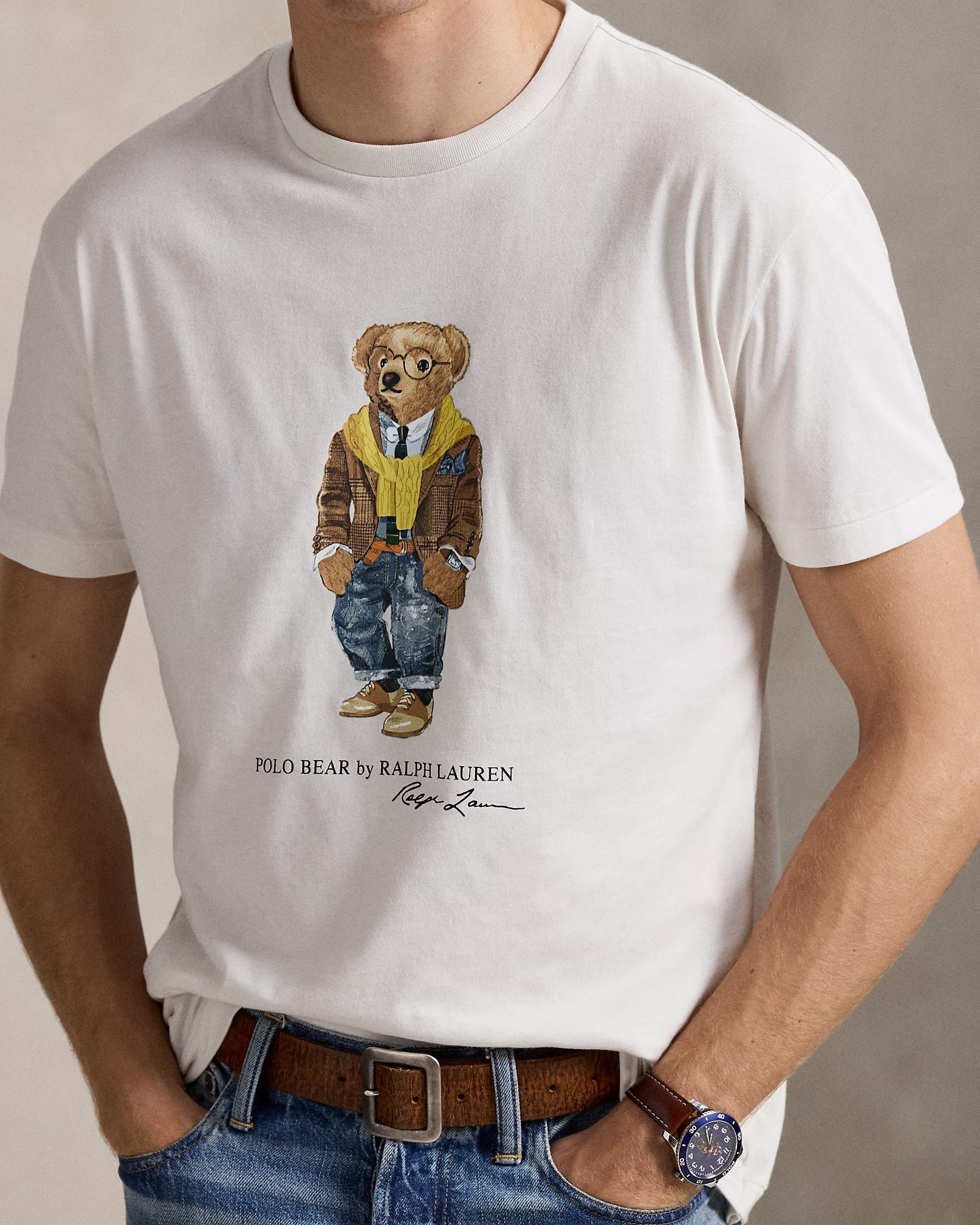 Ralph Lauren Polo Bear Jersey T-shirt In Classicr Passform