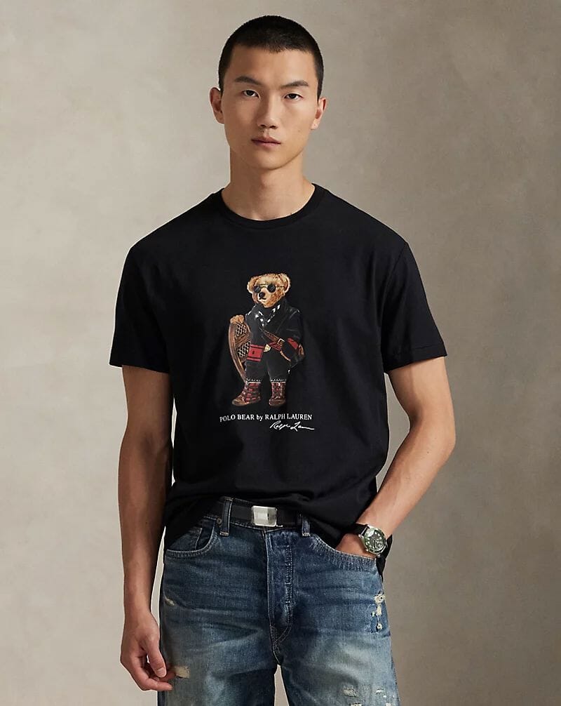 Ralph Lauren Polo Bear Jersey T-shirt In Classicr Passform