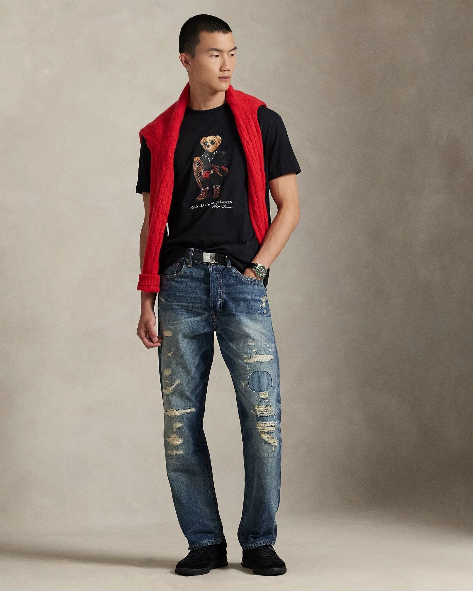 Ralph Lauren Polo Bear Jersey T-shirt In Classicr Passform