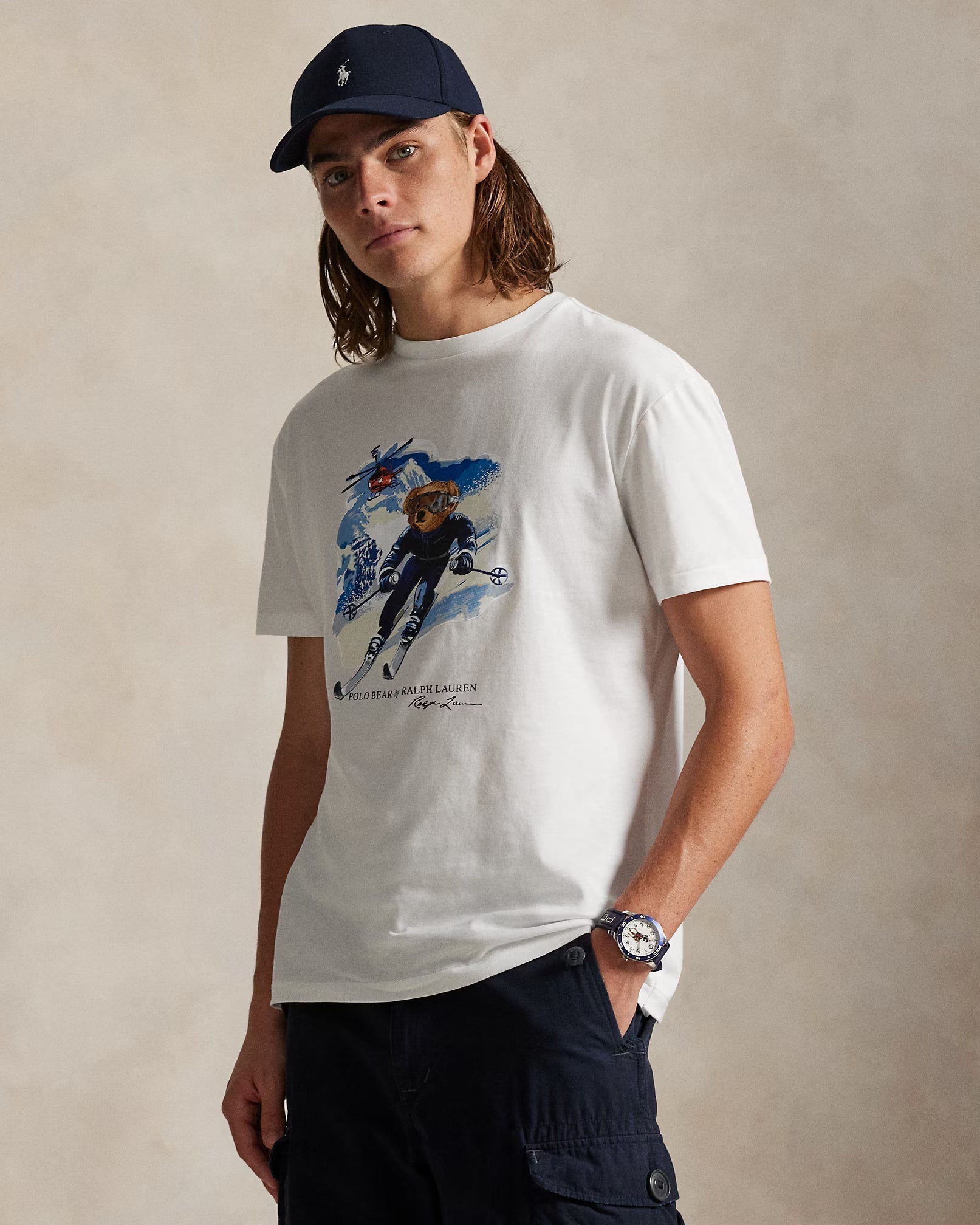 Ralph Lauren Polo Bear Jersey T-shirt In Classicr Passform