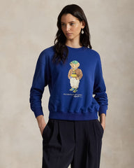 Ralph Lauren Polo Bear Leichtes Fleece-shirt With Randhalsfromschnitt