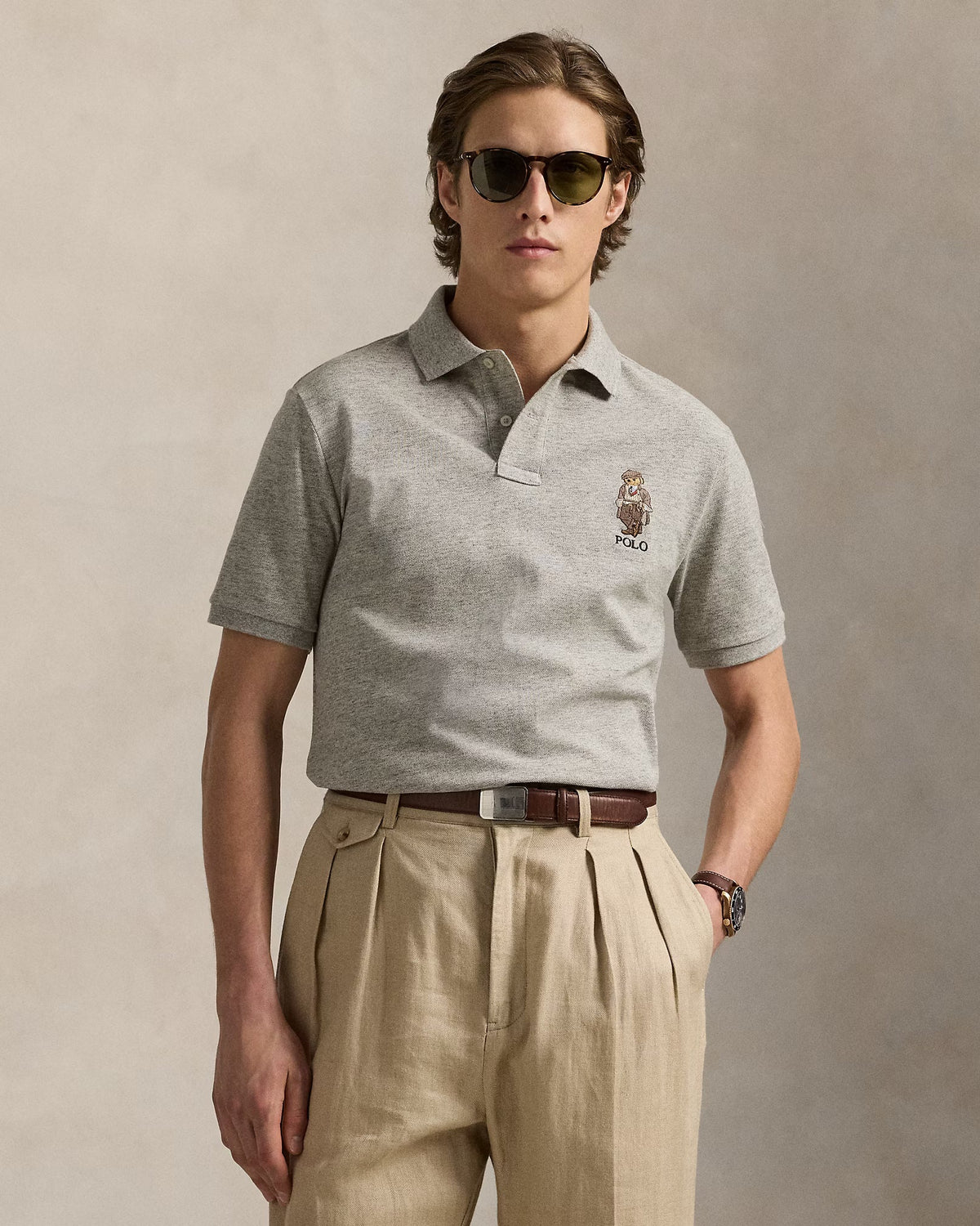 Ralph Lauren Polohemd With Classicr Passform And Mesh-einsatz