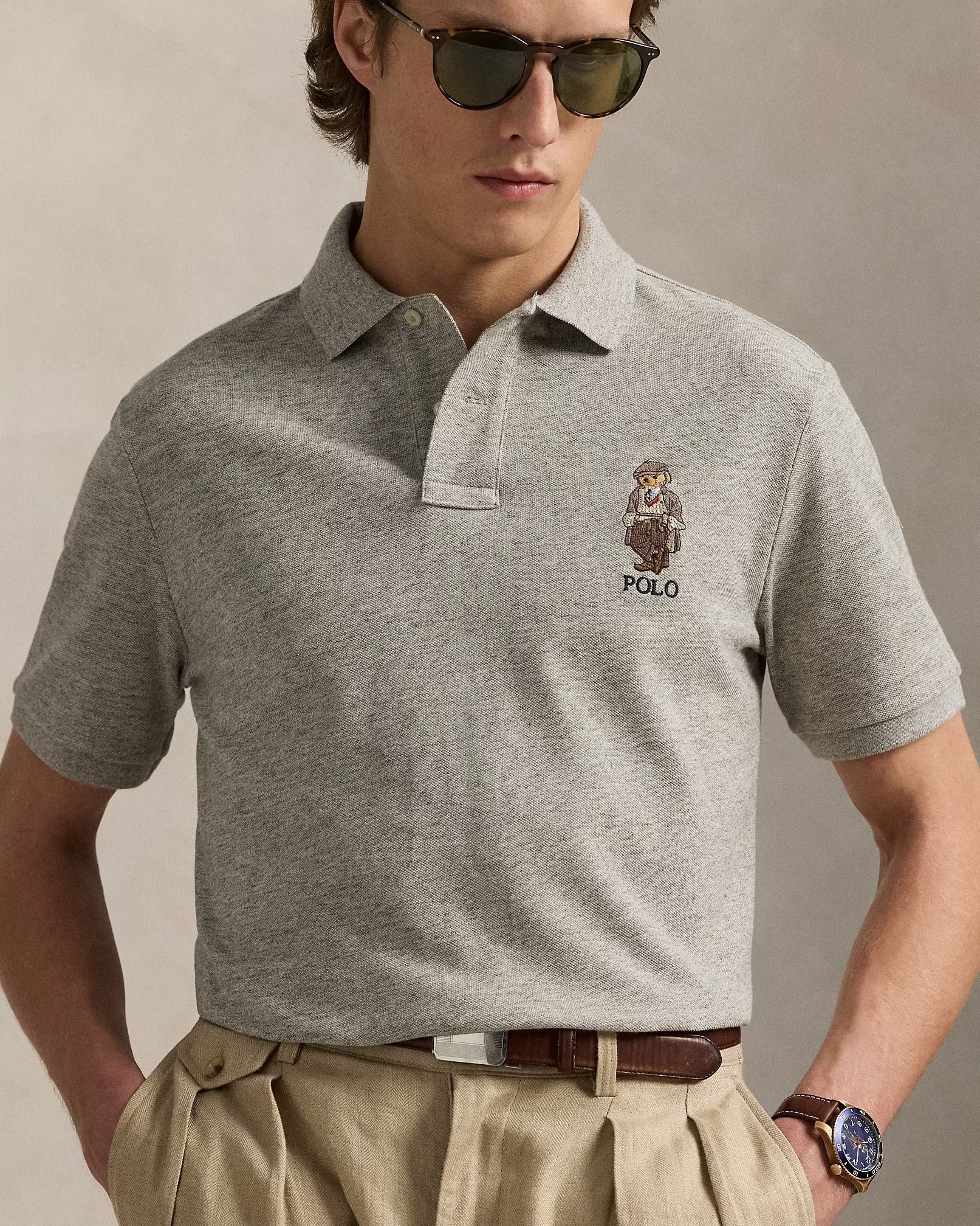 Ralph Lauren Polohemd With Classicr Passform And Mesh-einsatz