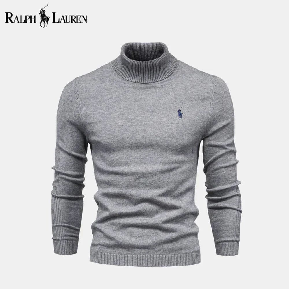 Ralph Lauren Turtleneck Sweater From Cable Patternwolle